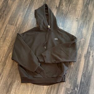 ALO Yoga Men's Dark Brown Hoodie